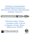 Fraise diamantée Flamme retouche céramique Magic Touch