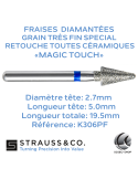 Fraise diamantée Conique - retouche céramique Magic Touch