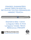 Fraise diamantée OccluZinator - retouche céramique Magic Touch