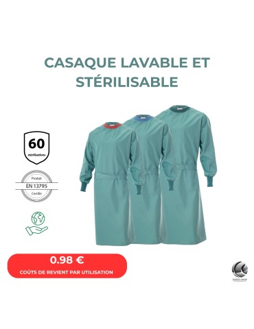 casaque stérilisable