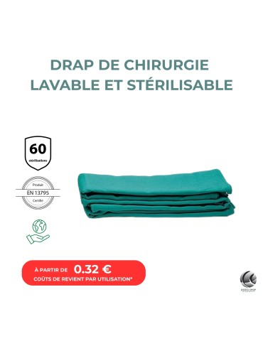 Drap stérilisable chirurgie