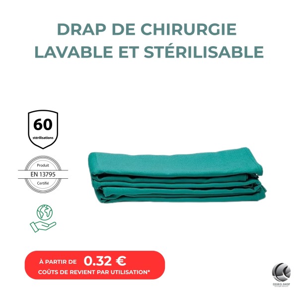 Drap stérilisable chirurgie