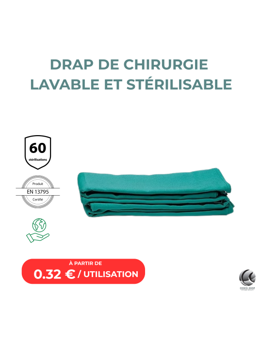 Drap stérilisable chirurgie