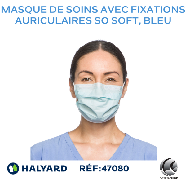 Masque de soins avec fixations auriculaires - boîte de 50 masques