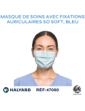 Masque de soins avec fixations auriculaires - boîte de 50 masques