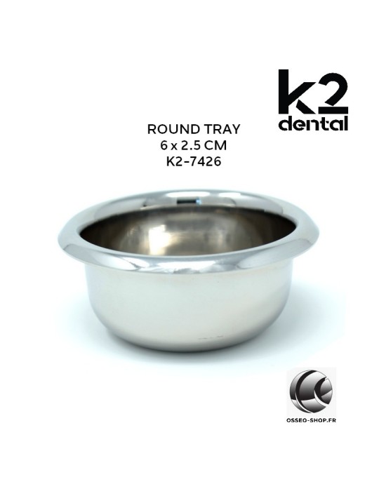 Cupule ronde 6 x 2.5 cm - K2 Dental