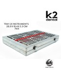 Cassette 20 instruments 28.9 x 18.4 x 3.3 cm - K2 Dental