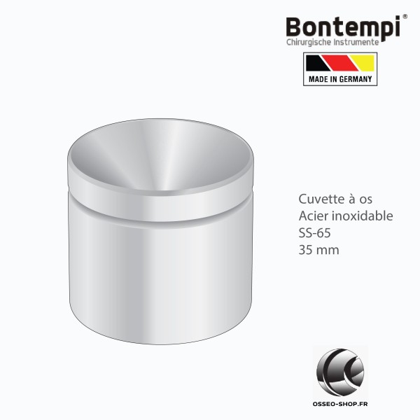 Cuvette à os lestée diamètre 35mm - Bontempi - Made in Germany