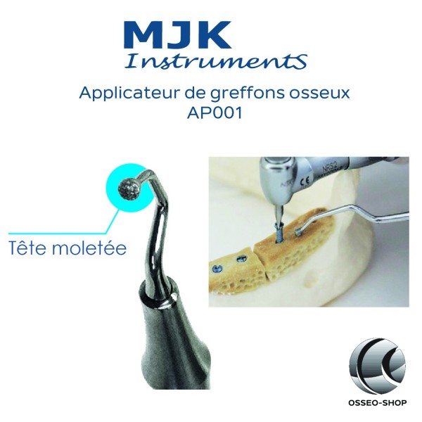 Applicateur de greffons osseux - MJK