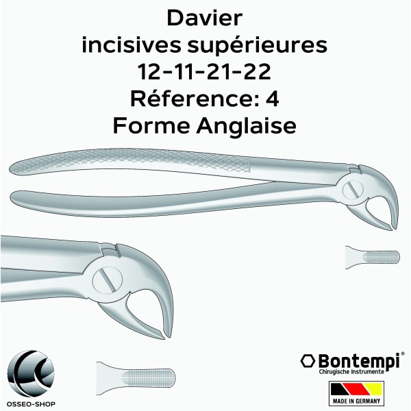 Daviers - Incisives inférieures - Bontempi
