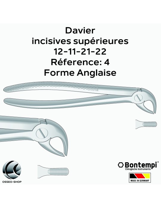 Daviers - Incisives inférieures - Bontempi