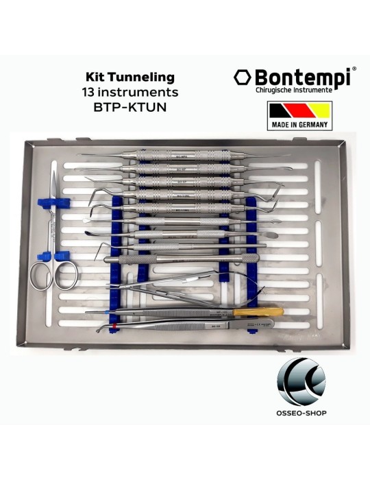 Kit de tunnelisation 13 instruments - Bontempi - Made in Germany