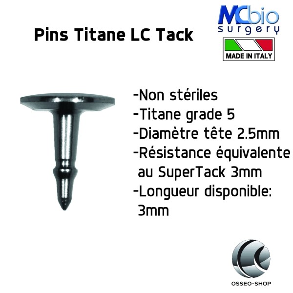 Pins Titane - MC Bio Surgery