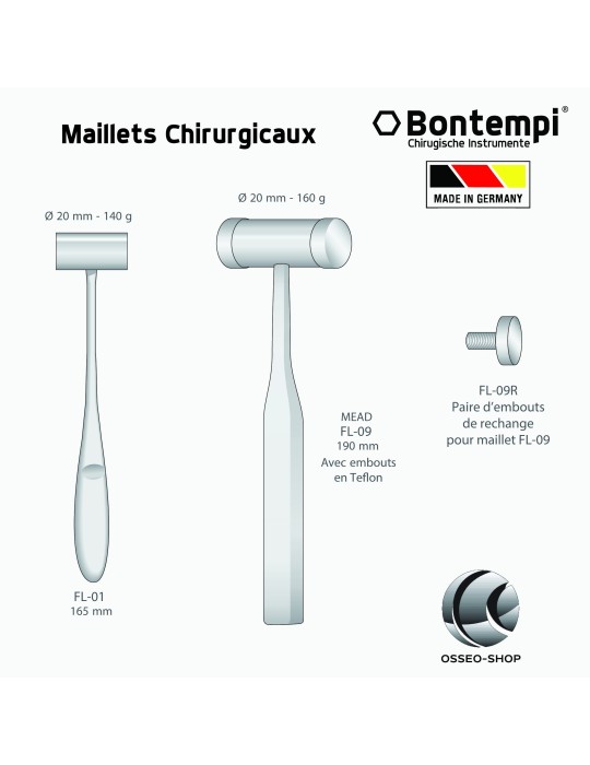 Maillets chirurgicaux - Bontempi