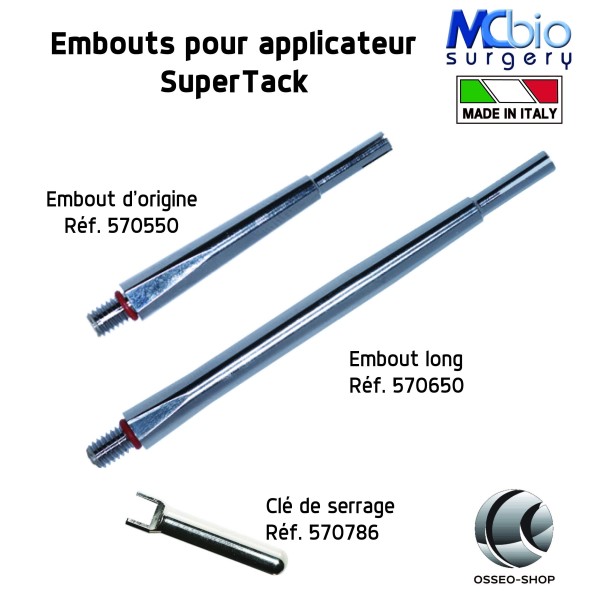 Applicateur Pins Super Tack et accessoires- MC bio Surgery