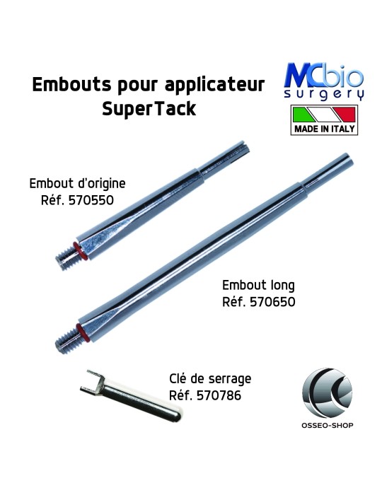 Applicateur Pins Super Tack et accessoires- MC bio Surgery