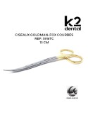 Ciseaux Goldman-Fox courbes 13cm - K2 Dental