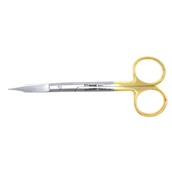 Ciseaux Goldman-Fox courbes 13cm - K2 Dental