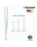 Précelle de bakey, droit, 1.6mm, 18cm - Bontempi - Made in Germany
