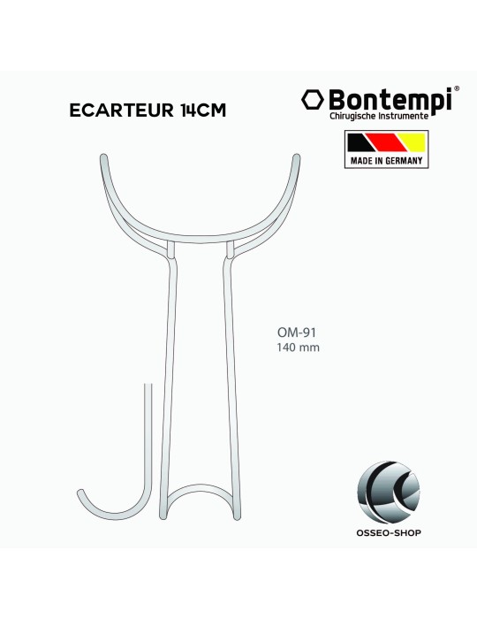 Ecarteur 14cm - Bontempi