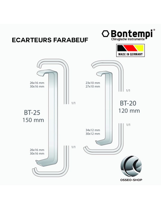 Ecarteurs FARABEUF - Bontempi