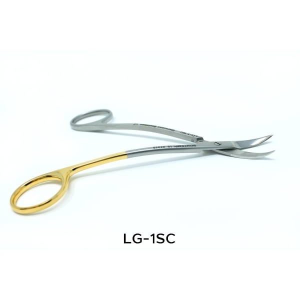 Ciseaux La Grange, courbes, pointus, dentelés 11,5 cm, Bontempi