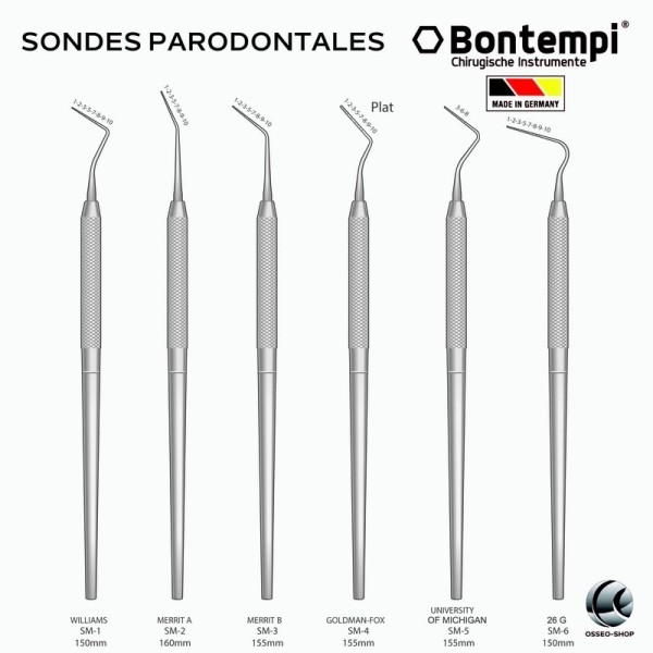 Sondes Parodontales - Bontempi