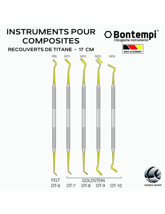 Instruments pour composites - Bontempi