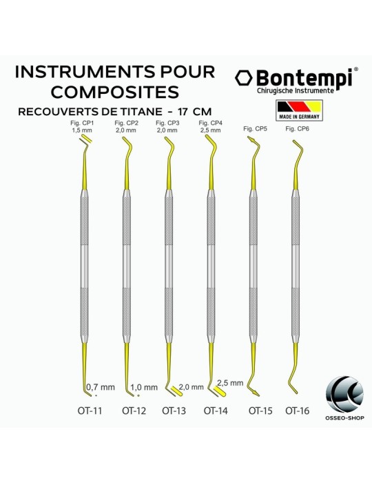Instruments pour composites - Bontempi
