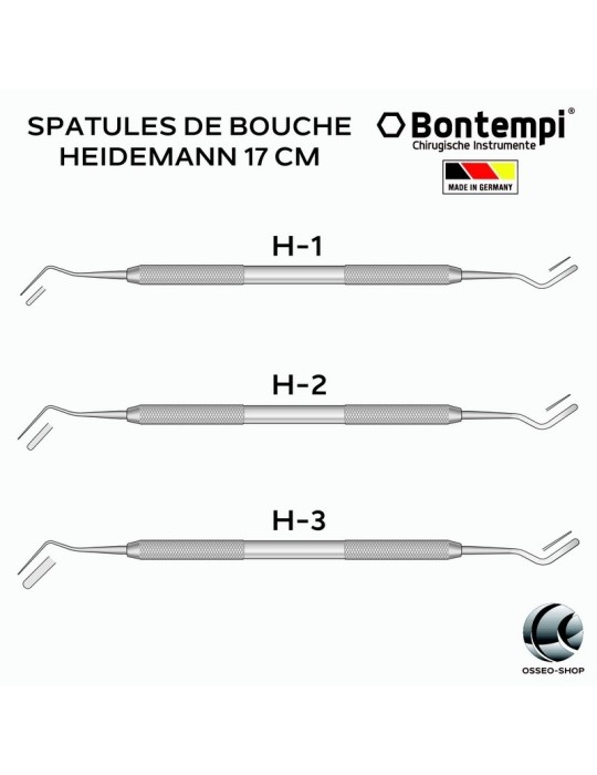 Spatules de bouche Heidemann - Bontempi