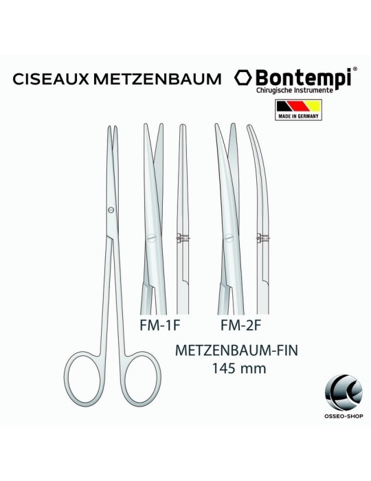 Ciseaux Metzenbaum - Bontempi