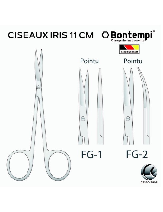 Ciseaux IRIS 11cm - Bontempi