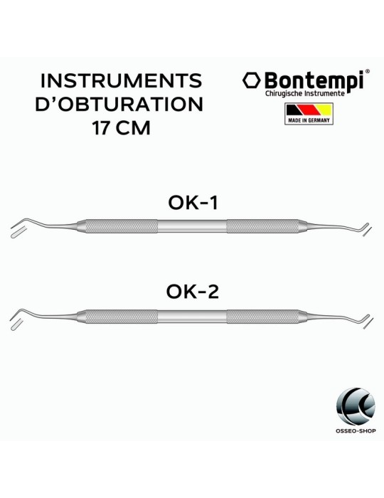 Instruments d'obturation 17cm - Bontempi