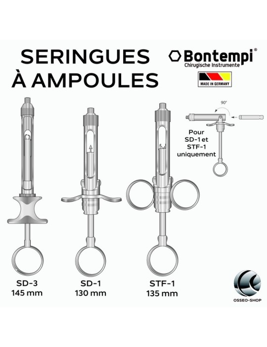 Seringues à ampoules - Bontempi