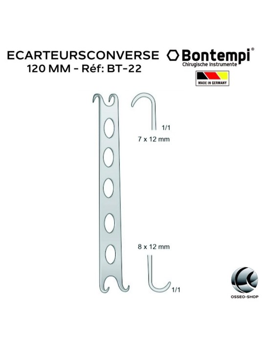 Ecarteurs Converse 12cm - Bontempi