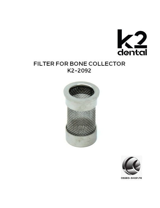 Récupérateur d'os avec filtre - K2 Dental