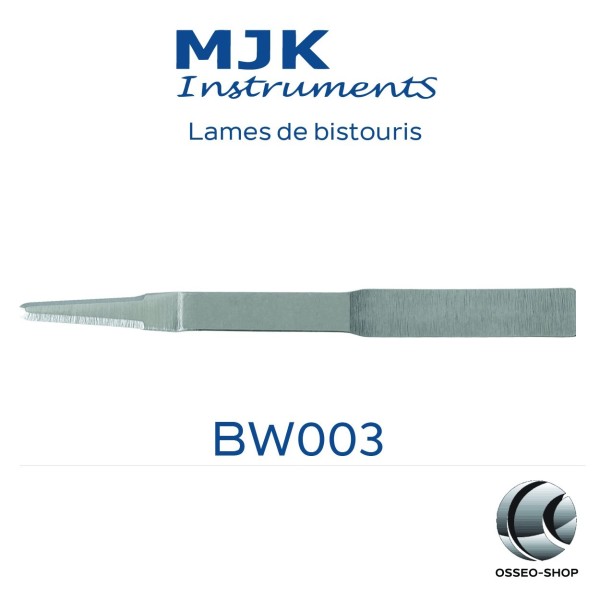 Boîte de 10 lames de bistouri stériles MJK -  35.75€ TTC